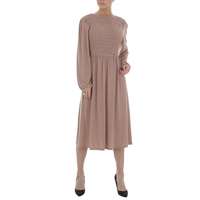 Damen Stretchkleid von JCL - taupe