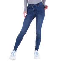 Damen Skinny Jeans von Laulia - blue