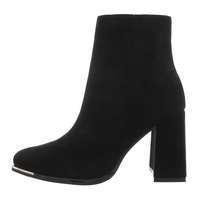 Damen High-Heel Stiefeletten - black