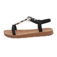 Damen Flache Sandalen - black