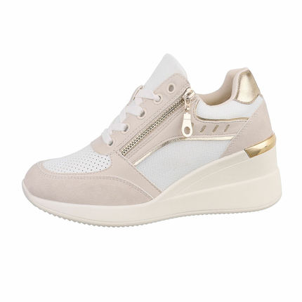 Damen High-Sneakers - beige