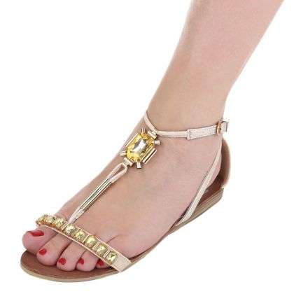 Damen Sandaletten - beige