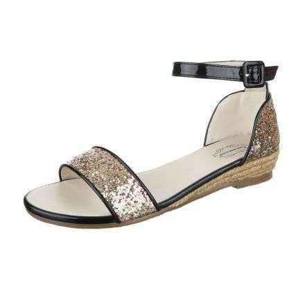 Damen Sandaletten - gold