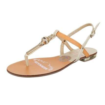 Damen Sandaletten - apricot