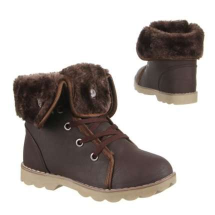 Kinder Stiefeletten - coffee