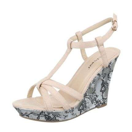 Damen Sandaletten - beige
