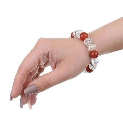 Damen Armband - white