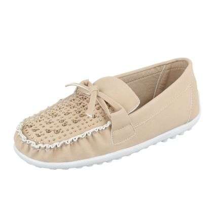 Kinder Mokassins - beige