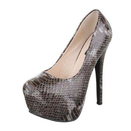 Damen High Heels - grey