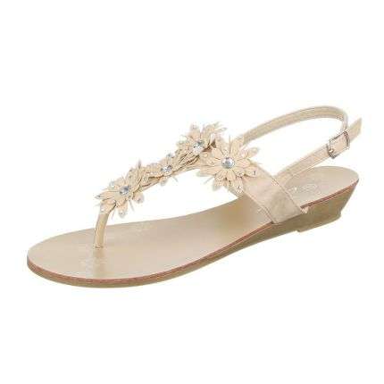 Damen Sandaletten - beige