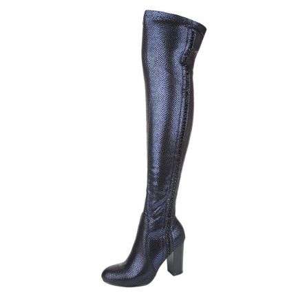 Damen Overknee Stiefel - navy