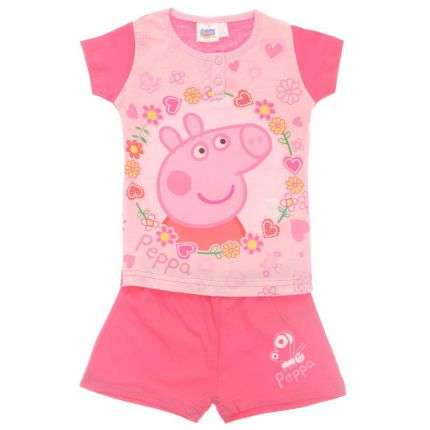 Kinder Schlafanzug von Peppa - pink