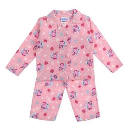 Kinder Schlafanzug von Peppa Pig - rose