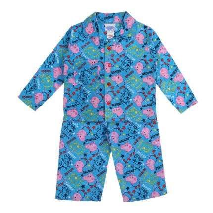 Kinder Schlafanzug von Peppa Pig - blue