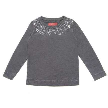 Kinder Langarmshirt von Funky Diva - grey
