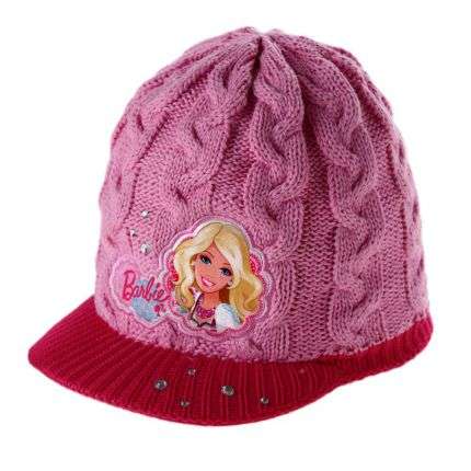 Kinder Mütze von Barbie - rose