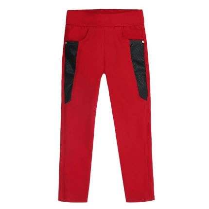 Kinder Leggings - red