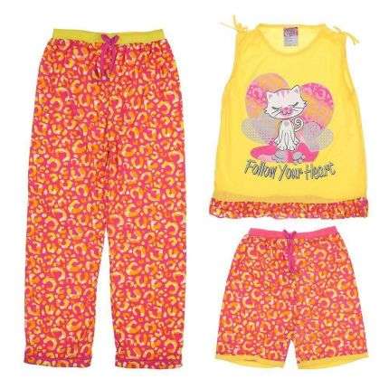 Kinder Hose/Top - yellow