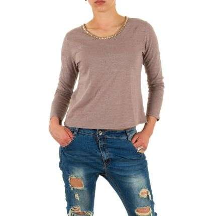Damen Shirt von Julie By Jcl - taupe