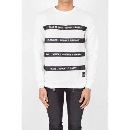 Herren Sweatshirt von Sixth June - offwhite