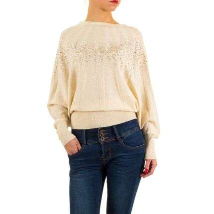 Damen Pullover von Moewy Gr. one size - cream