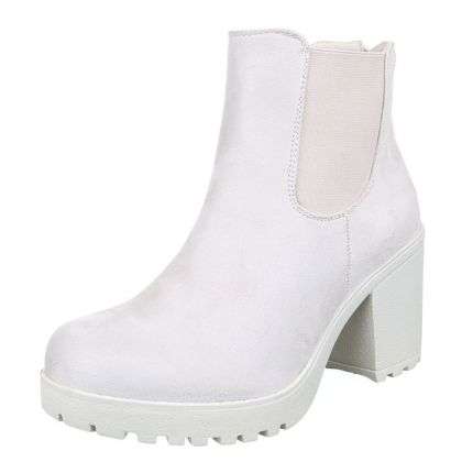 Damen Stiefeletten - beige