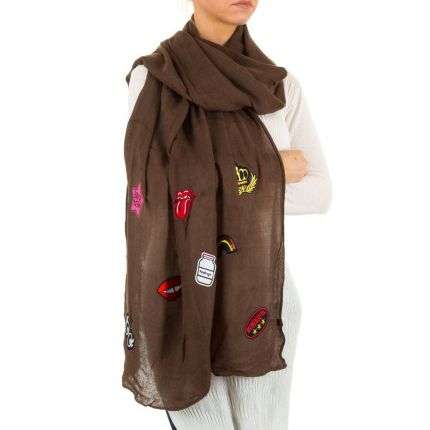 Damen Schal von Best Fashion Gr. one size - coffee
