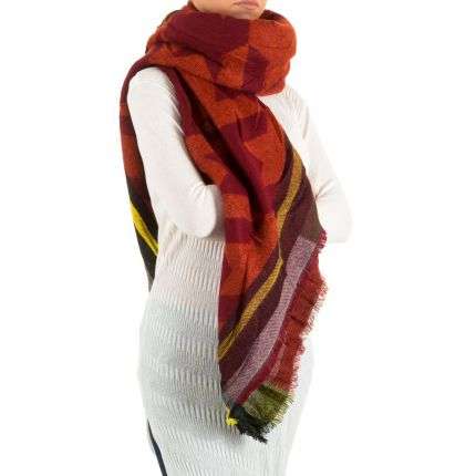 Damen Schal von Best Fashion Gr. one size - red