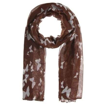 Damen Schal von Best Fashion Gr. one size - DK.brown