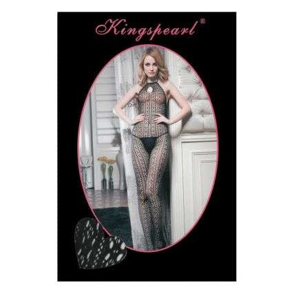 Damen Strumpfhose von Kingspearl Gr. one size - black