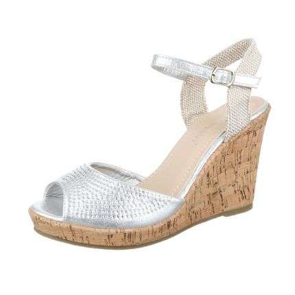 Damen Sandaletten - silver