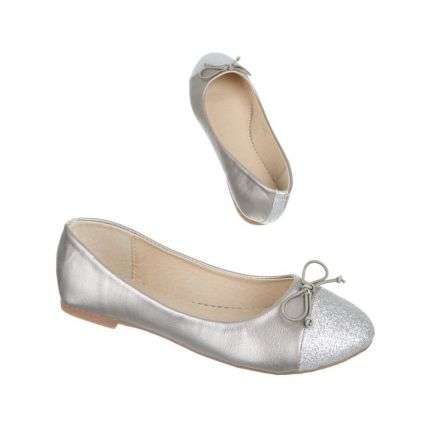 Kinder Ballerinas - silver