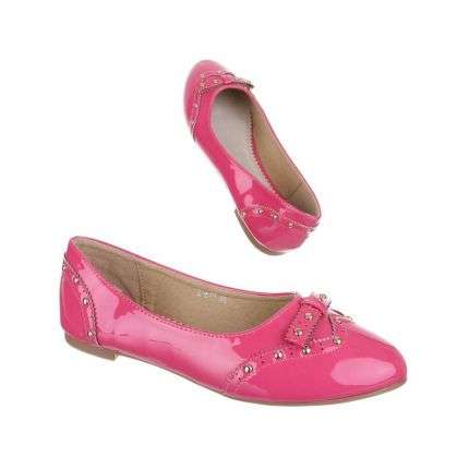 Kinder Ballerinas - plumred
