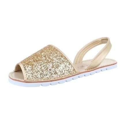 Damen Sandaletten - gold