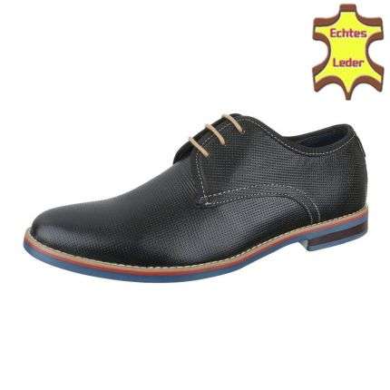 Leder Herren Businessschuhe von COOLWALK - black