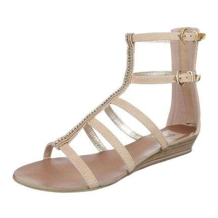 Damen Sandaletten - beige