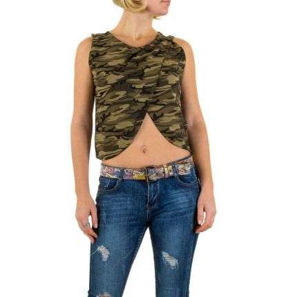 Damen Top von Shk Mode - armygreen
