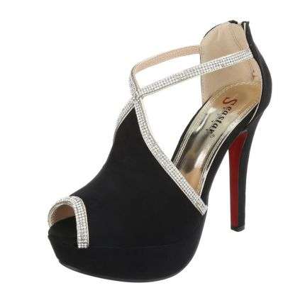 Damen Peep Toe - black