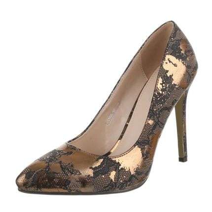 Damen High Heels - gold