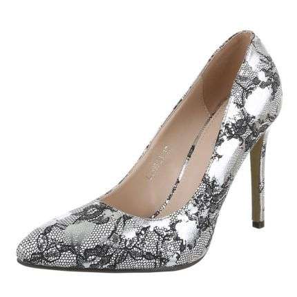 Damen High Heels - silver