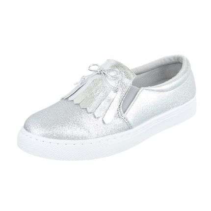 Damen Halbschuhe - silvery