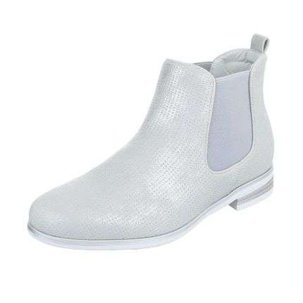 Damen Stiefeletten - silvery