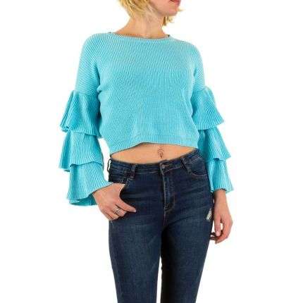 Damen Pullover Gr. one size - blue