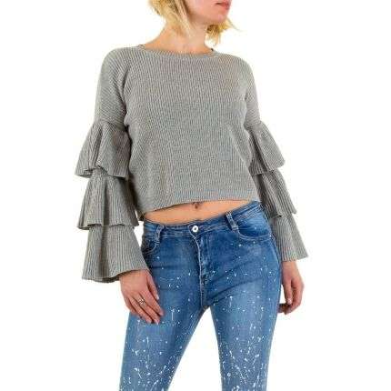 Damen Pullover Gr. one size - grey