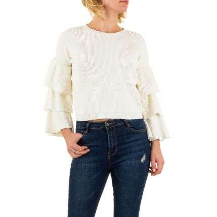 Damen Pullover Gr. one size - white