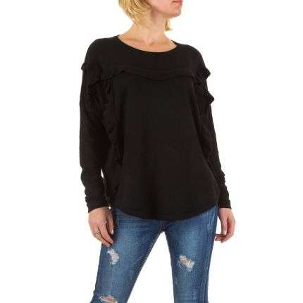 Damen Sweatshirt Gr. one size - black