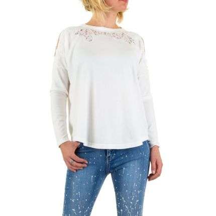Damen Pullover Gr. one size - white