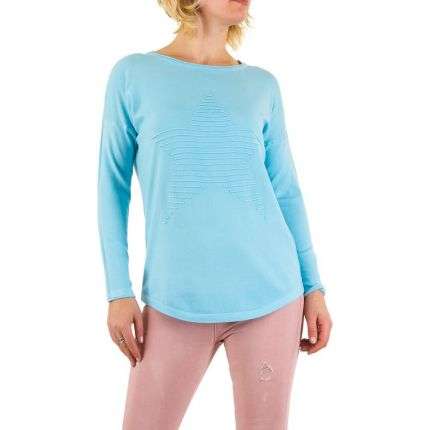 Damen Pullover Gr. one size - blue