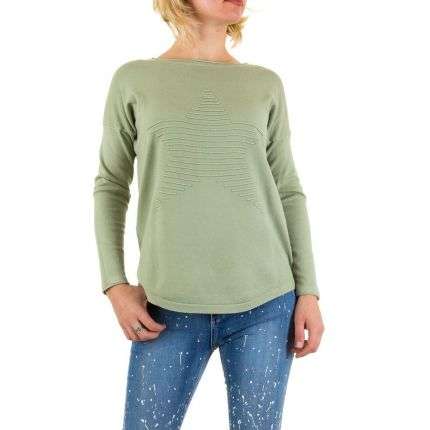 Damen Pullover Gr. one size - olive