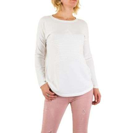 Damen Pullover Gr. one size - white